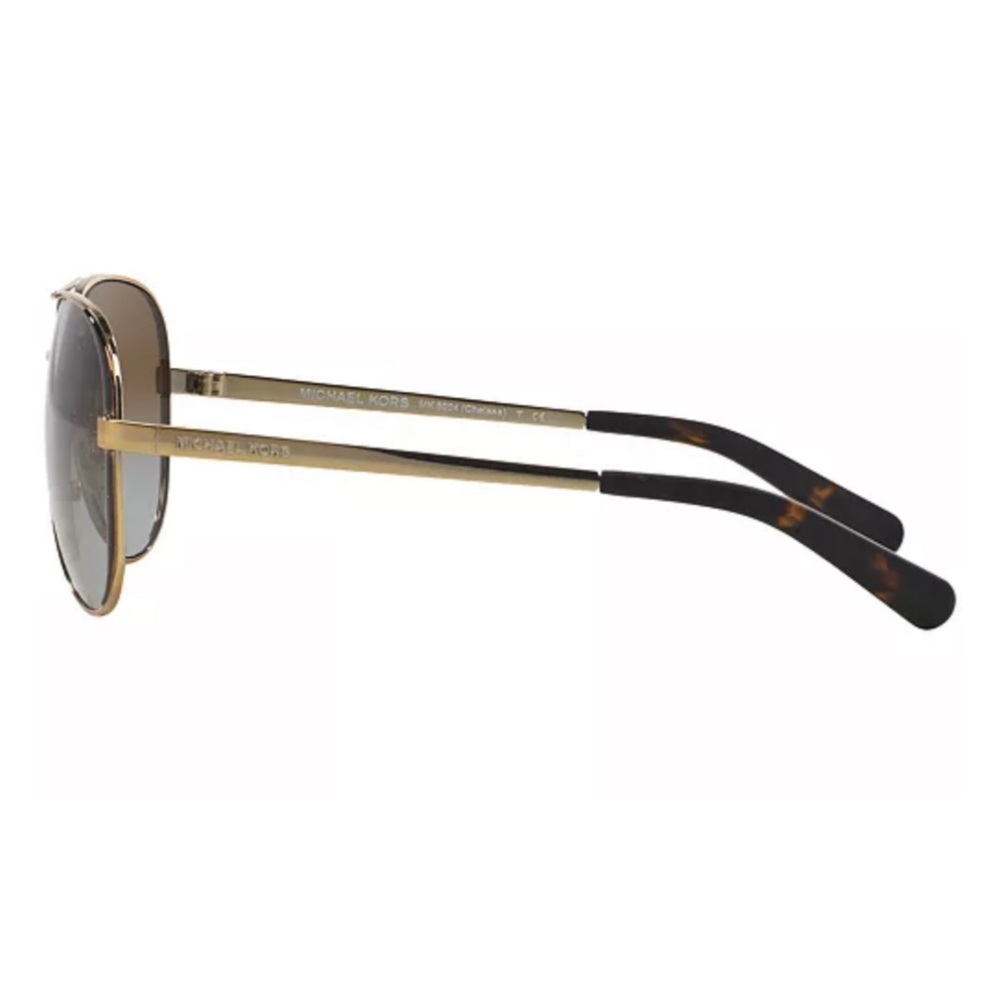 MICHAEL KORS • Tortoise Chelsea Aviator Sunglasses MK-5004 - Picture 7 of 8